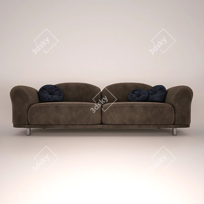  Heavenly Comfort: Cloud Sofa 3D model image 2