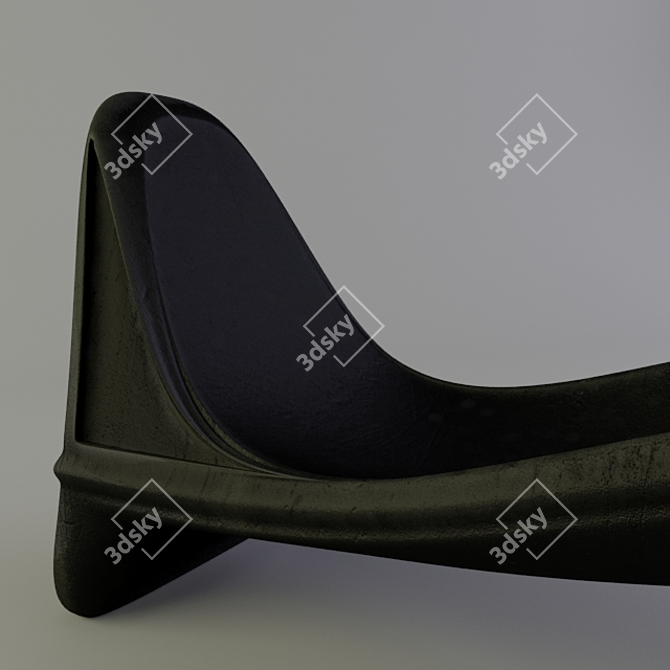 Sun Lounger: Ultimate Pool Chair 3D model image 2