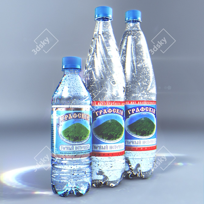 Grafskiy Mineral Water - Refreshing Hydration 3D model image 1