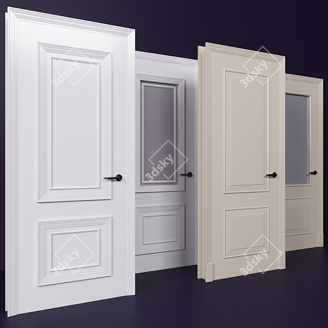 Elegance Redefined: MEDEA Door Collection 3D model image 1