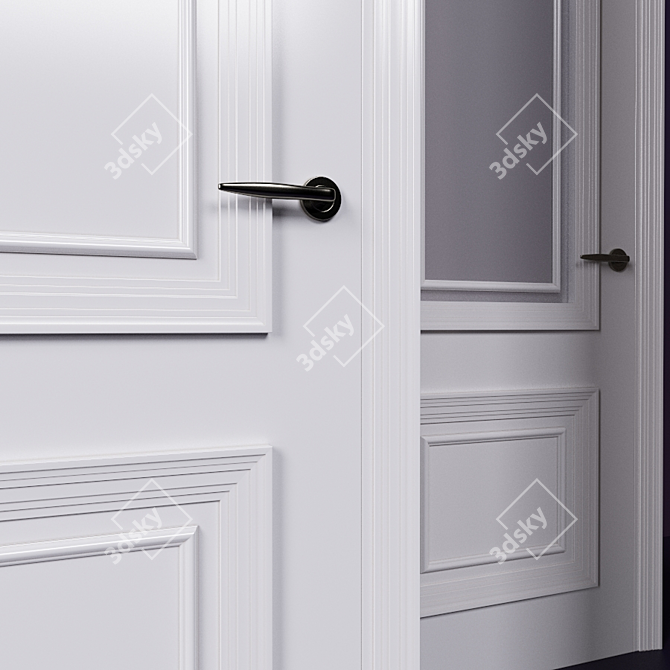 Elegance Redefined: MEDEA Door Collection 3D model image 2