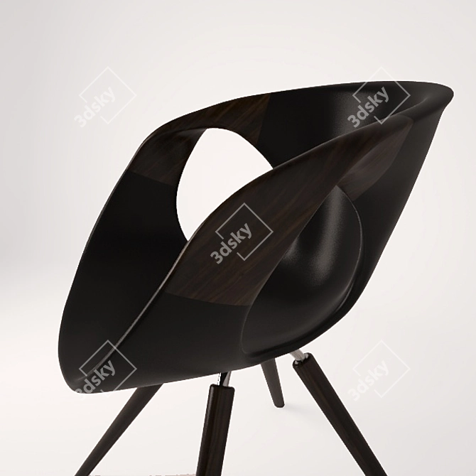 Tonon Up Chair: Sleek and Compact 3D model image 2