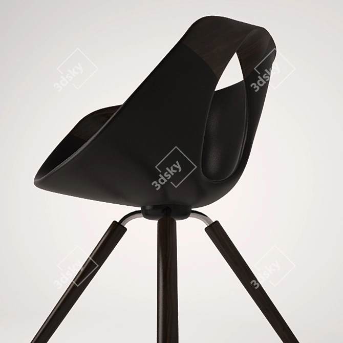 Tonon Up Chair: Sleek and Compact 3D model image 3