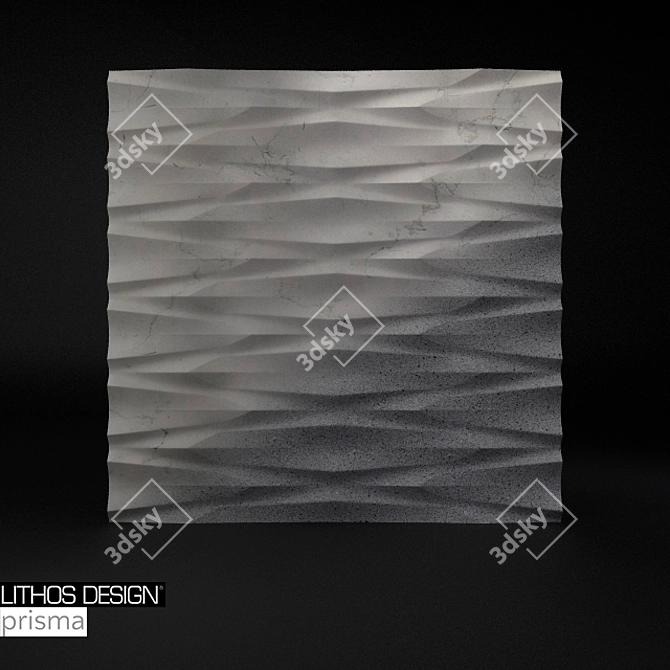 Prisma 3D Glass Tile 3D model image 2