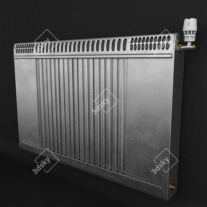 Regulus Radiator: Innovative Heating Solution 3D model image 2