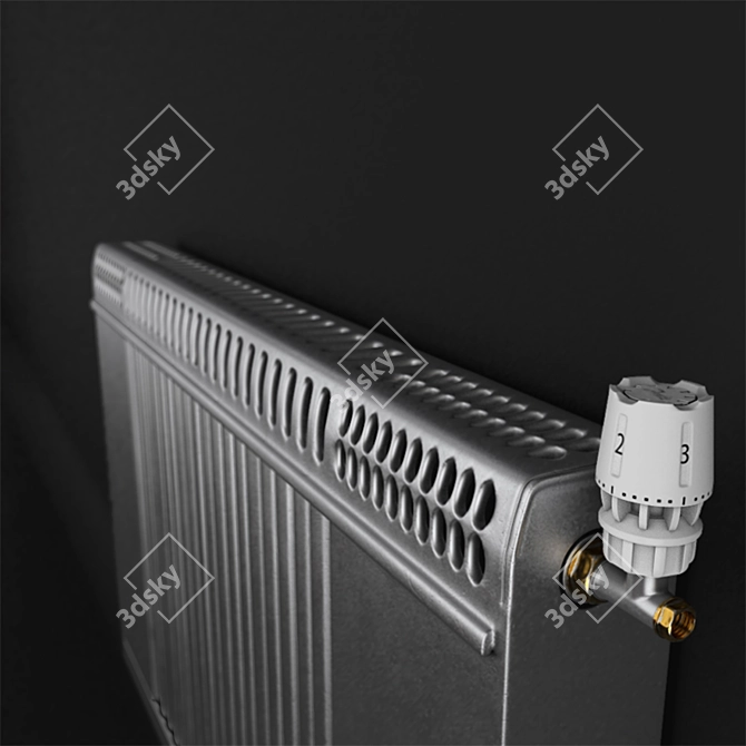 Regulus Radiator: Innovative Heating Solution 3D model image 3