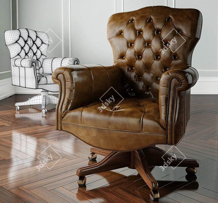 ErgoFlex Executive Office Chair 3D model image 1