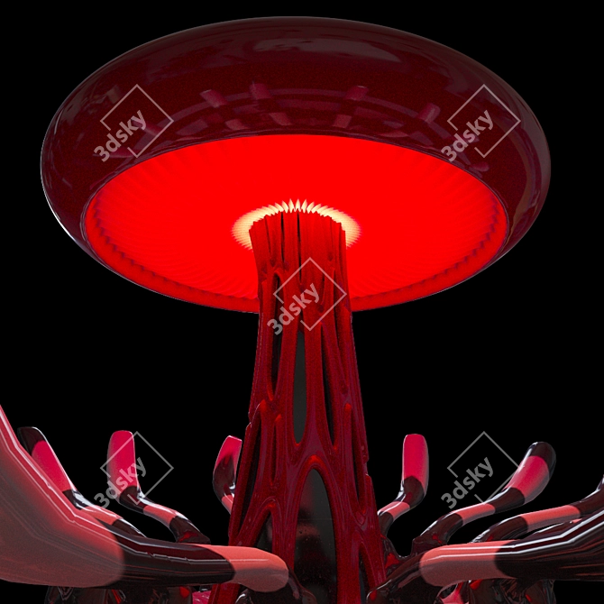 Title: Nuke Glow Lamp 3D model image 2