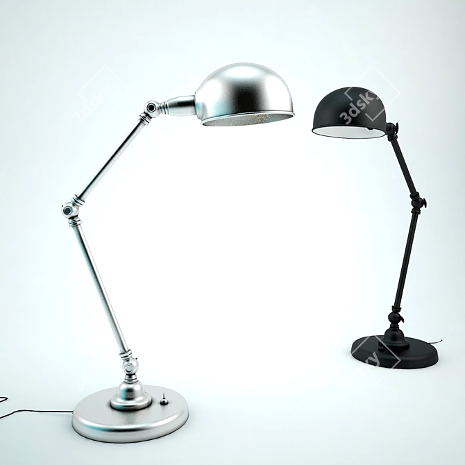 Stylish Desk Lamp 3D model image 1