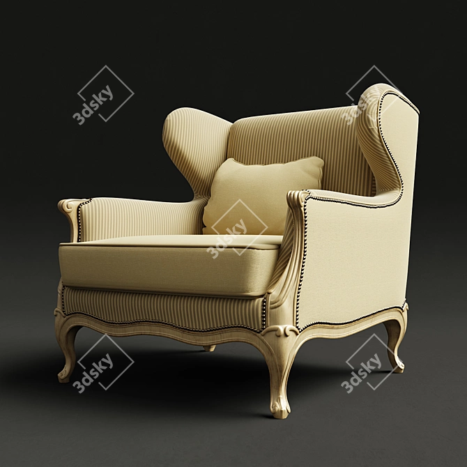 Provasi PR2832-677 Armchair | Stylish and Comfortable 3D model image 1