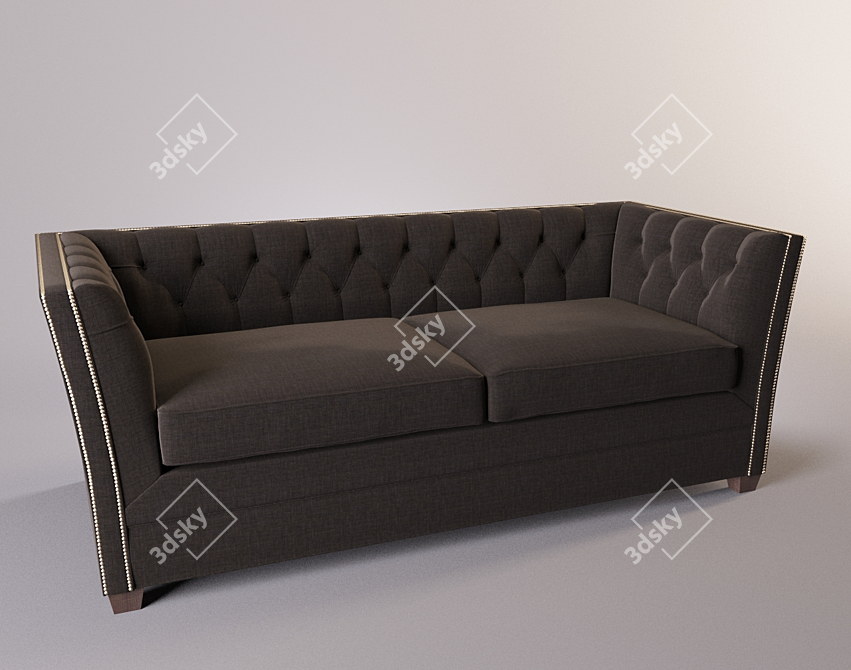 FIONA SUPER LUXE QUEEN Sofa 3D model image 1