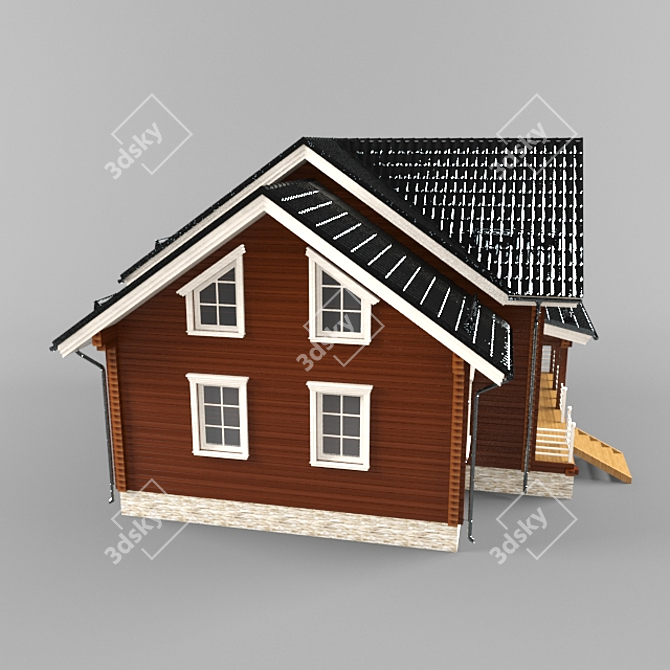 Timberland Retreat 3D model image 2