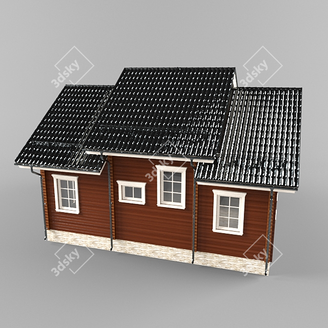 Timberland Retreat 3D model image 3