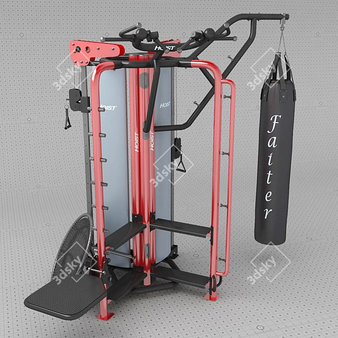 Title: Ultimate Fitness Hoist 3D model image 1