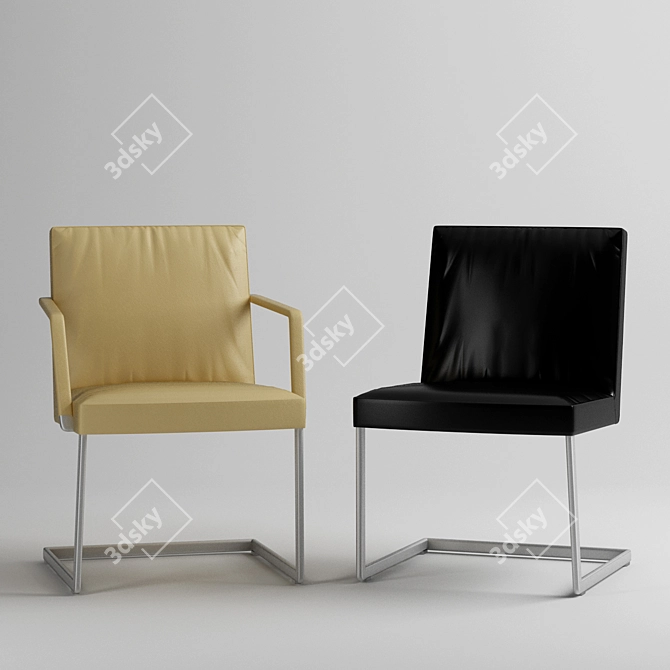 Elegant Conference Chair: Chancellor 3D model image 1