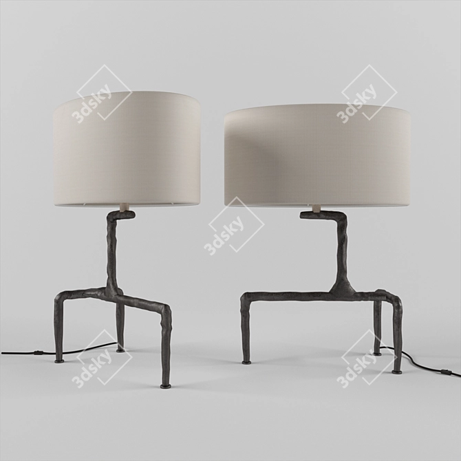 CTO Braque: Elegant Lighting Fixture 3D model image 3