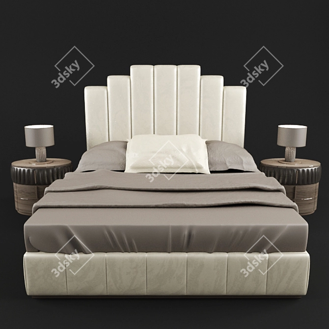 Italian Signorini Coco Lord Bed 3D model image 2