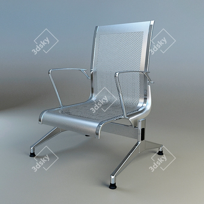 ErgoLounge Airport Seating 3D model image 1