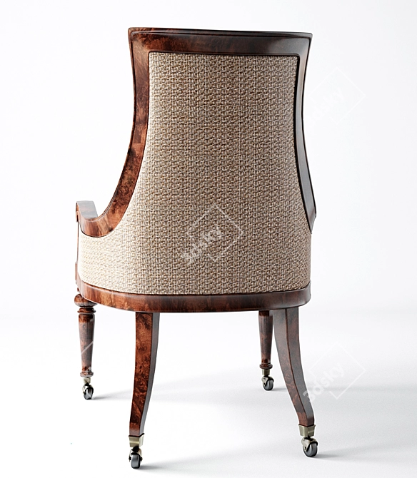 Classic Hemingway Game Chair - Exquisite Design & Superior Comfort 3D model image 2