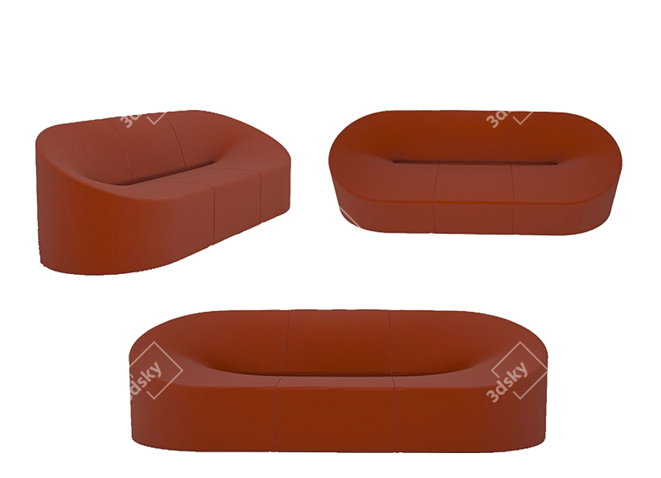 Multifunctional ZTRK Sofa 3D model image 1