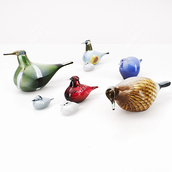 Title: Iittala Birds Collection 3D model image 1