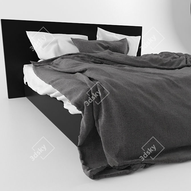 Luxury Dream Bedclothes Set 3D model image 3