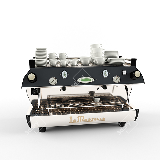 Title: Luxury Espresso System: La Marzocco GB5 3D model image 1