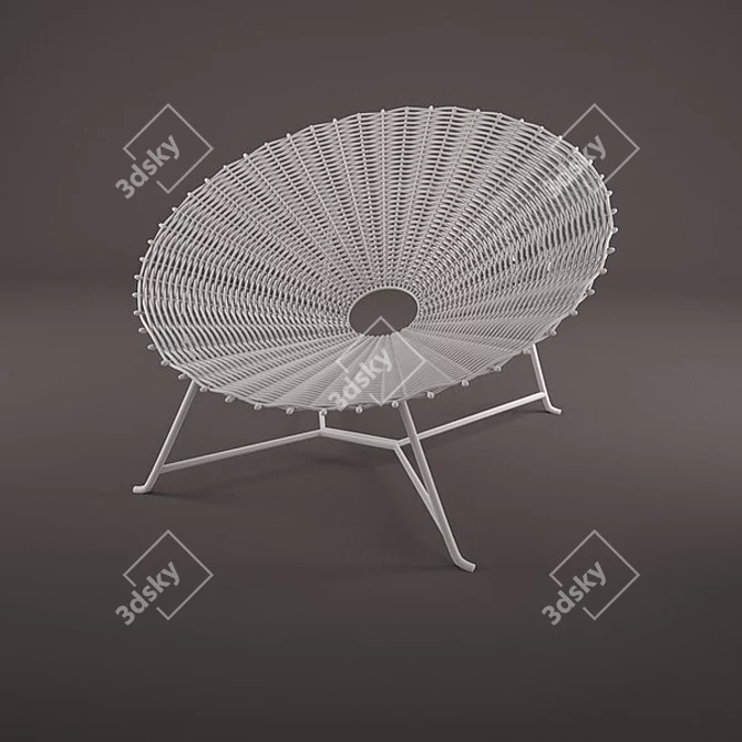 Designer Relaxation Chair: Gervasoni Sweet 27-01 3D model image 1