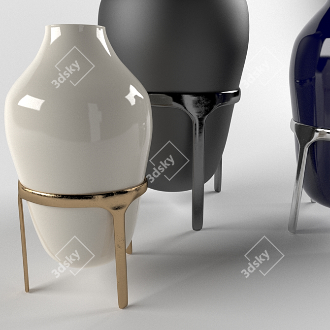 Paola Serving Essentials Set 3D model image 2