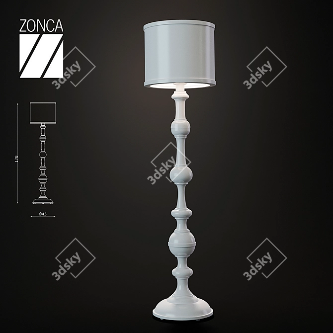 Zonka Vita Floor Lamp 3D model image 1