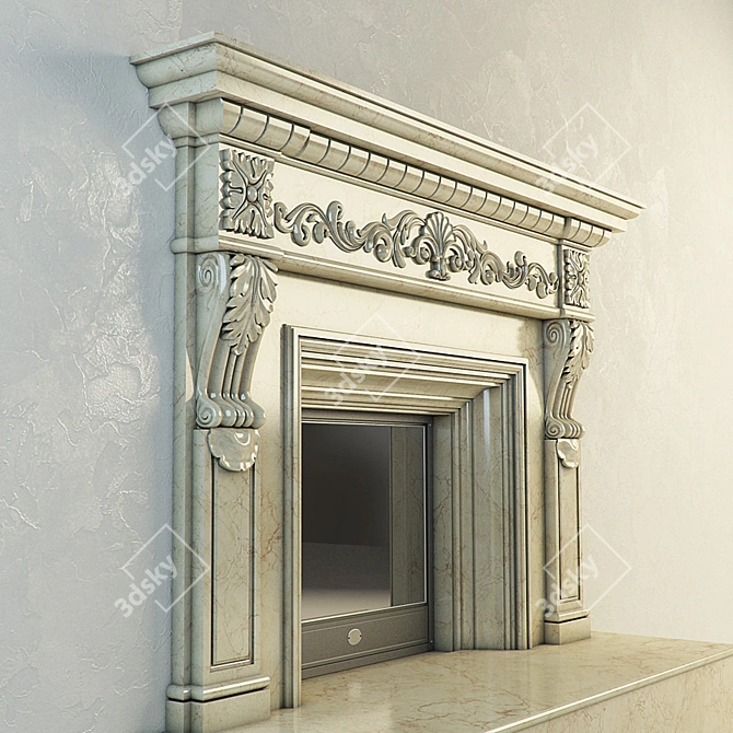Classic Fireplaces 3D model image 1
