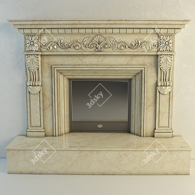 Classic Fireplaces 3D model image 2