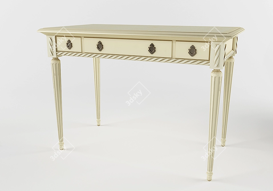 Elegant Melange Terina Console 3D model image 1