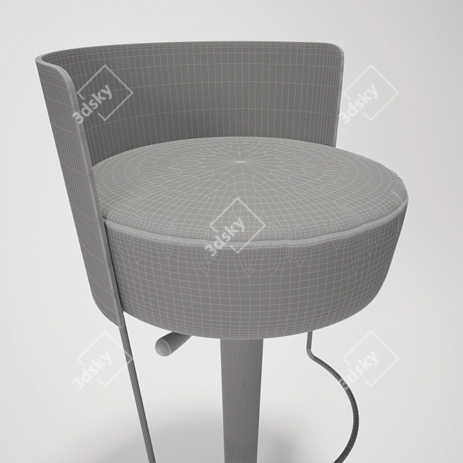 Rhythmic MIJI Bongo Barstool 3D model image 3