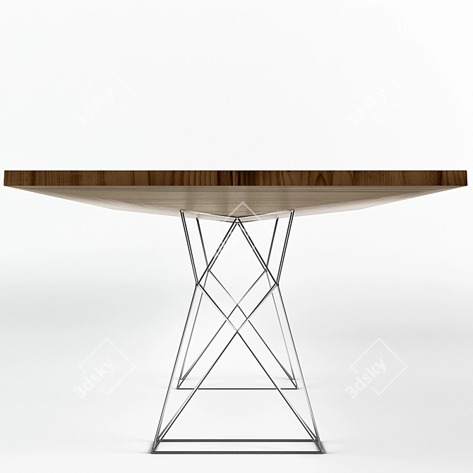 Modloft Curzon Dining Table 3D model image 1