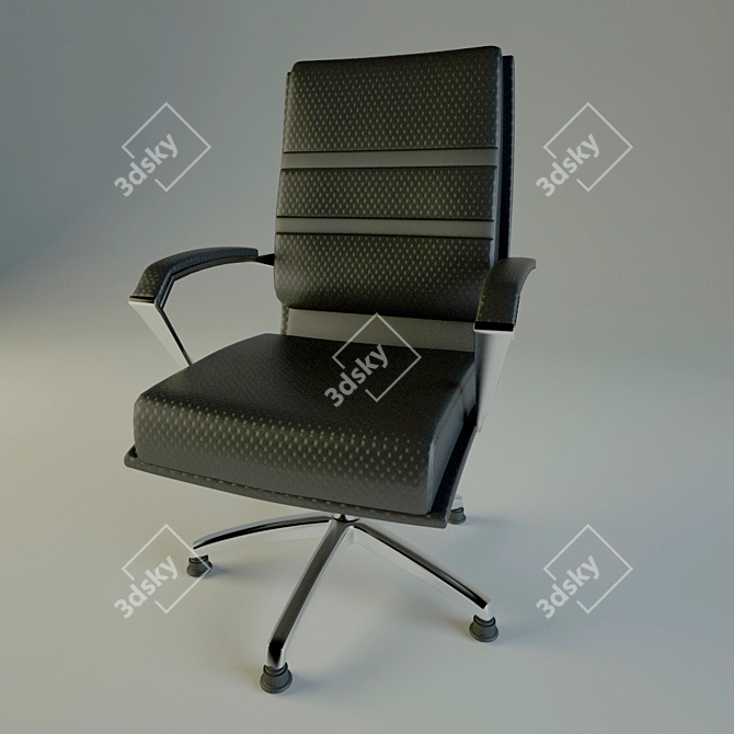 Luxury Elite Chair 3D model image 1