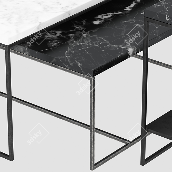 Stylish Minotti Coffee Table 3D model image 2