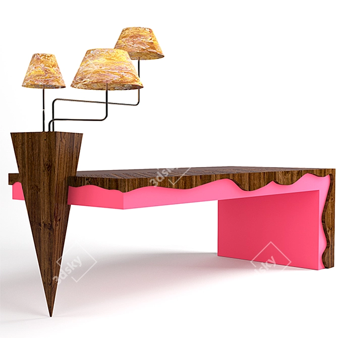 Modern Coffee Table: Fbx+Max2014 3D model image 1