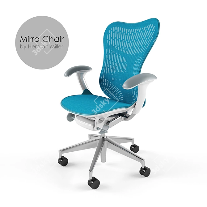 ErgoFlex Office Chair 3D model image 1