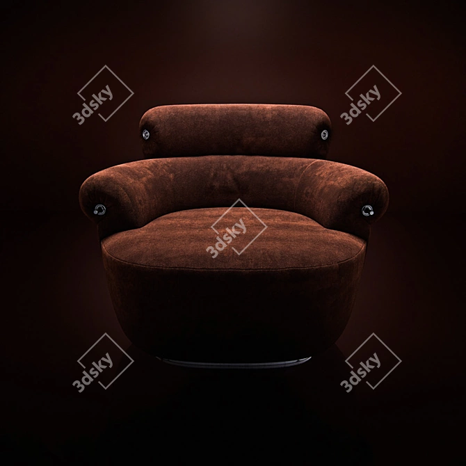 Elegant P20 TORO Chair 3D model image 2