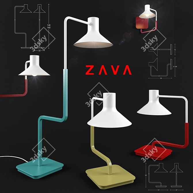 Sister Lighting Collection by Zava 3D model image 1