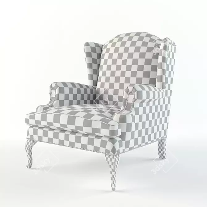 Elegant Eichholtz Chair: Frank Sinatra 3D model image 2