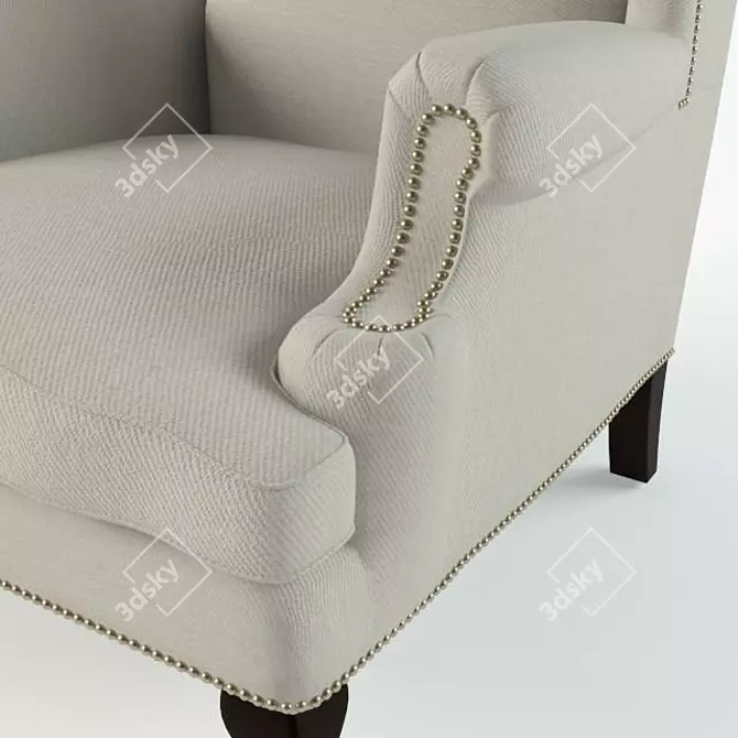 Elegant Eichholtz Chair: Frank Sinatra 3D model image 3
