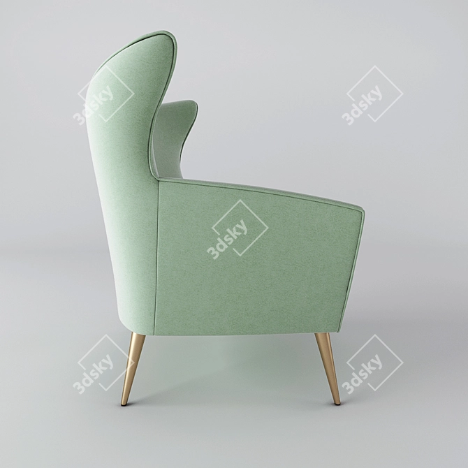 Maria Bruno NEO - Elegant Armchair by MUNNA 3D model image 3