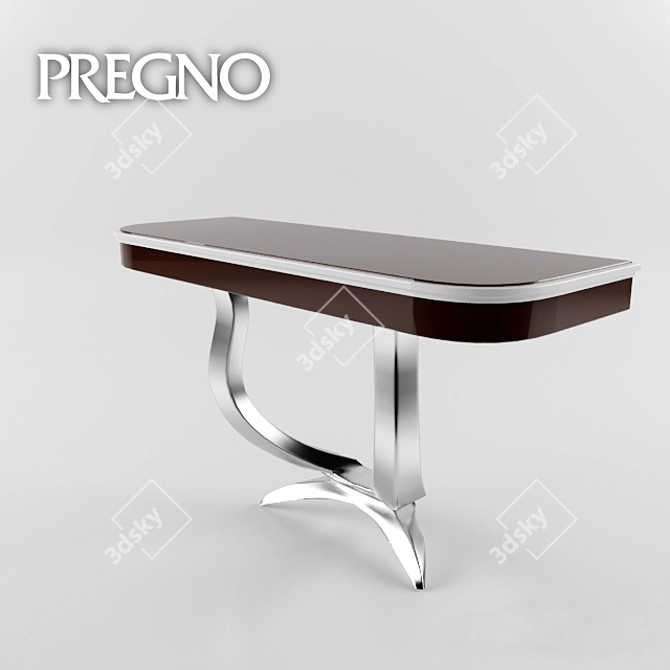 PREGNO TC20-1R Console in Art Deco Style 3D model image 1