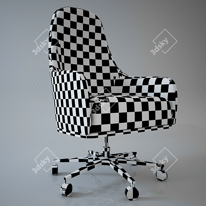 ErgoPlus Office Chair 3D model image 2