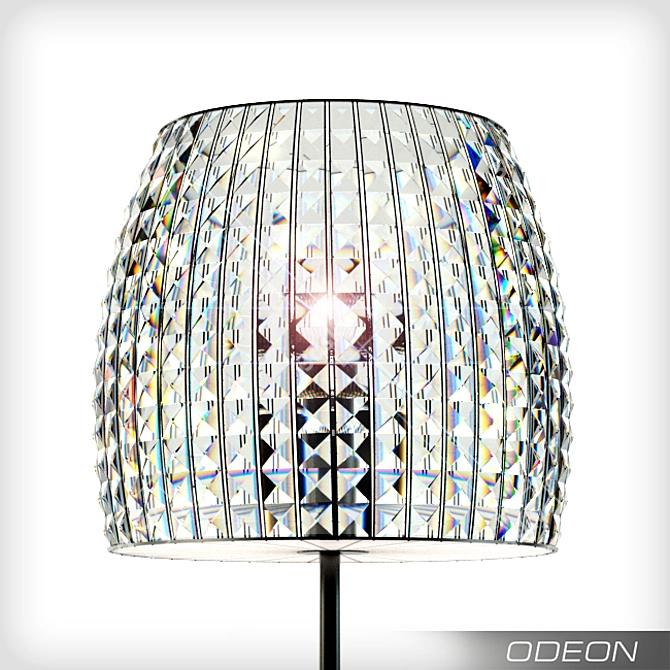 Elegant Crystal Pendant Light 3D model image 2