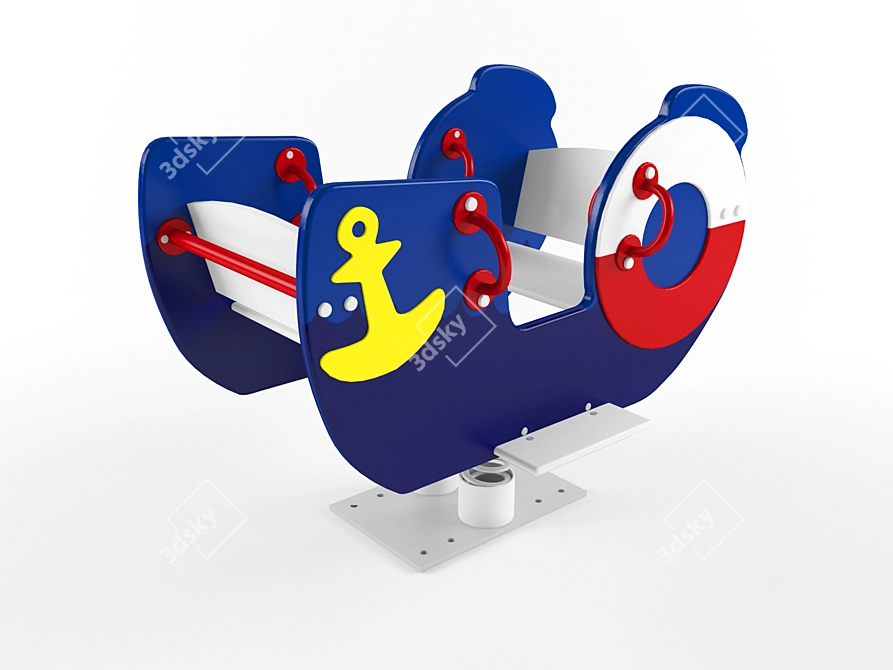 Spring Ship Rocker 3D model image 1