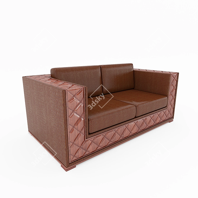 Elegant Phedra Sofa by Bakokko 3D model image 1