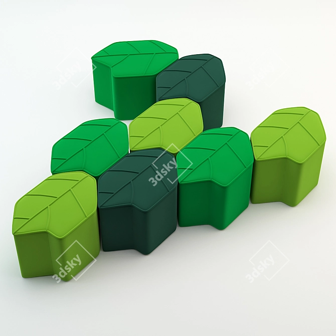 Leaf Seat | Stylish & Compact Design 3D model image 2